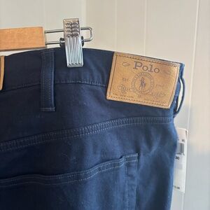 Polo Ralph Lauren NWT Classic Fit Stretch Navy  Chino Pants Men 50x30 Big & Tall